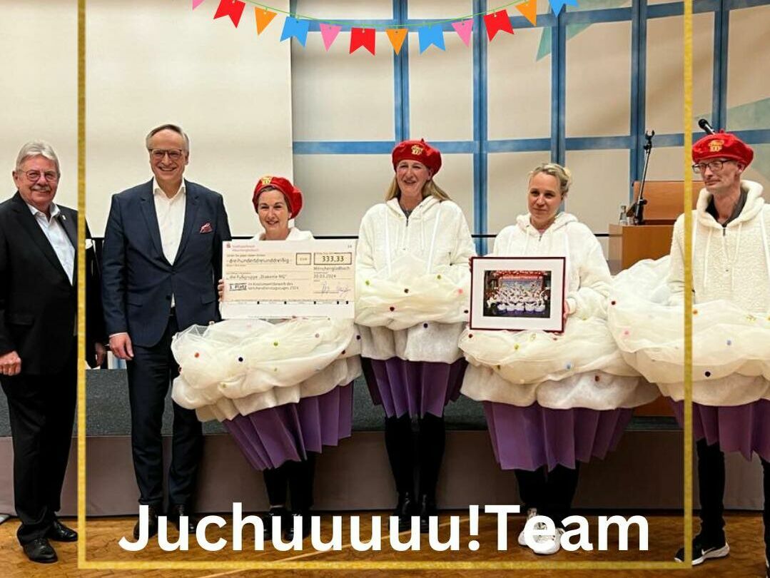 Karneval 2024 - Mensch! 100 Jahre Diakonie. 3. Platz!